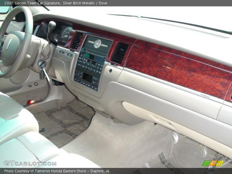 Silver Birch Metallic / Dove 2005 Lincoln Town Car Signature