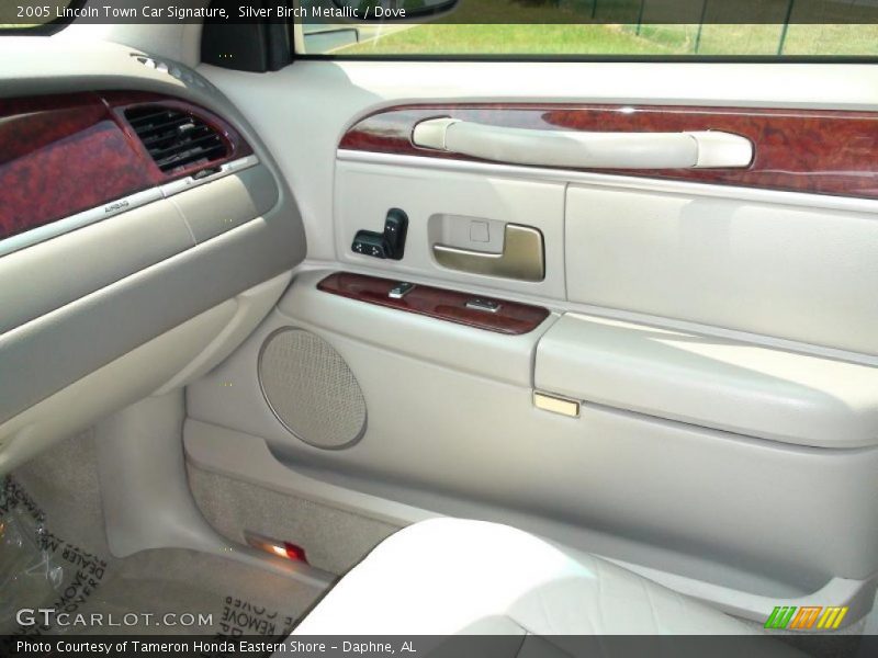 Silver Birch Metallic / Dove 2005 Lincoln Town Car Signature