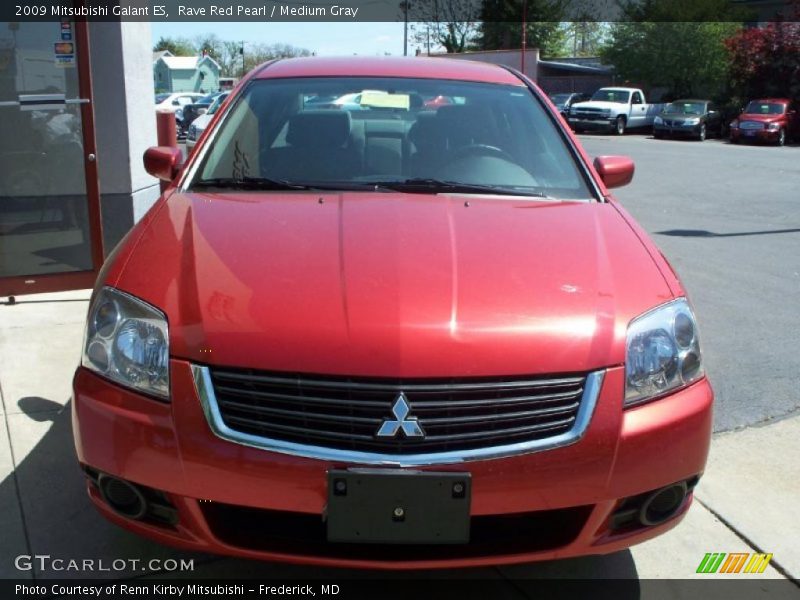 Rave Red Pearl / Medium Gray 2009 Mitsubishi Galant ES