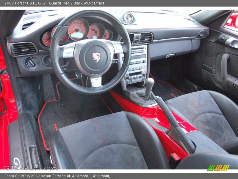 Guards Red / Black w/Alcantara 2007 Porsche 911 GT3