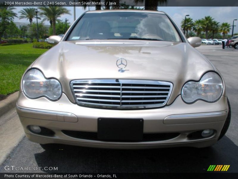 Desert Silver Metallic / Java 2004 Mercedes-Benz C 240 Sedan