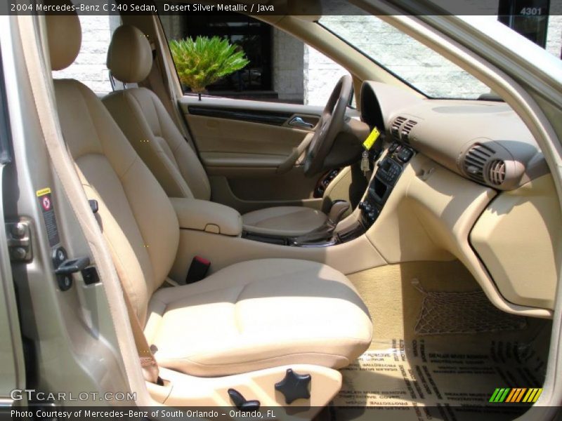 Desert Silver Metallic / Java 2004 Mercedes-Benz C 240 Sedan