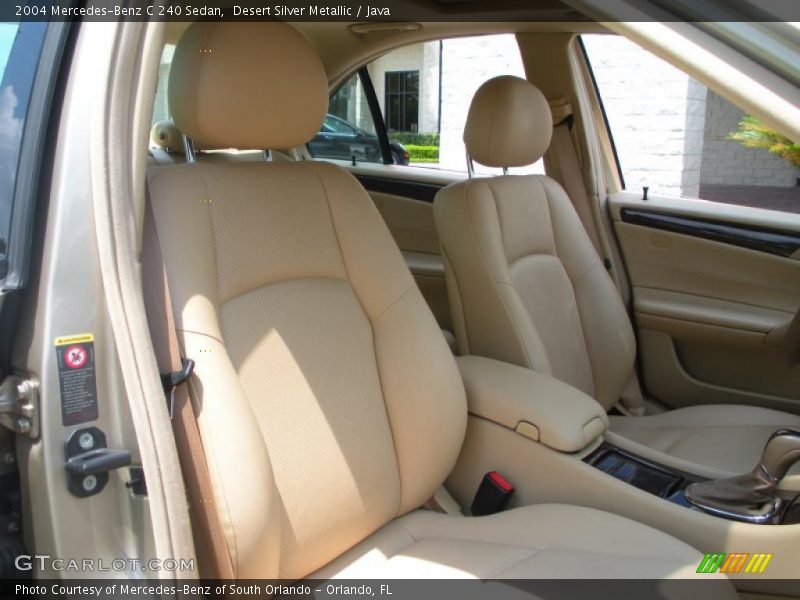 Desert Silver Metallic / Java 2004 Mercedes-Benz C 240 Sedan