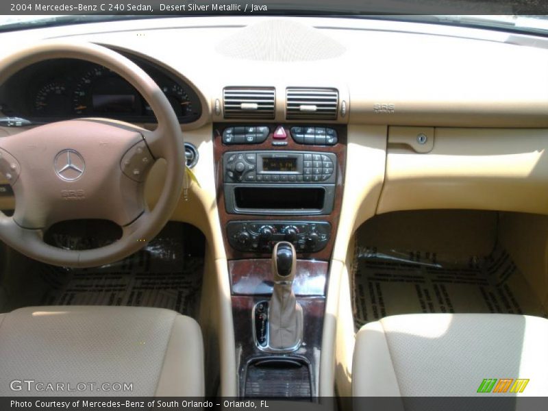 Desert Silver Metallic / Java 2004 Mercedes-Benz C 240 Sedan