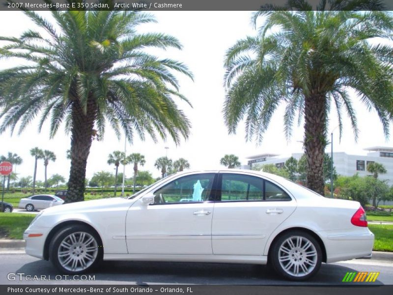 Arctic White / Cashmere 2007 Mercedes-Benz E 350 Sedan