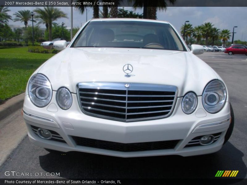 Arctic White / Cashmere 2007 Mercedes-Benz E 350 Sedan