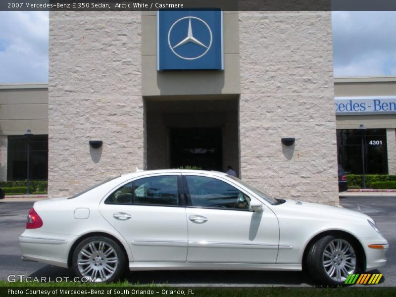 Arctic White / Cashmere 2007 Mercedes-Benz E 350 Sedan