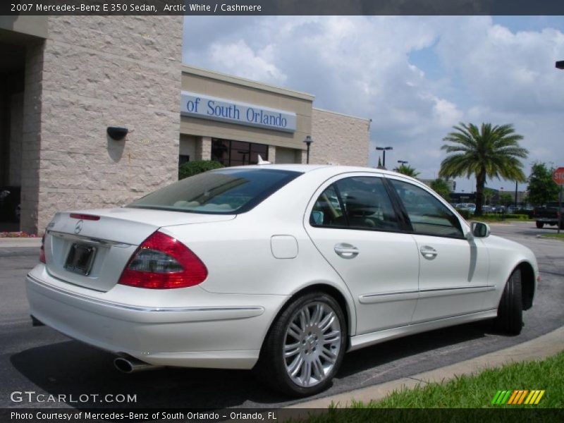 Arctic White / Cashmere 2007 Mercedes-Benz E 350 Sedan