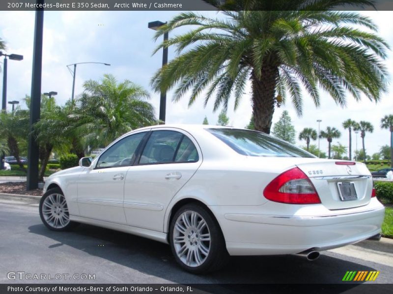Arctic White / Cashmere 2007 Mercedes-Benz E 350 Sedan