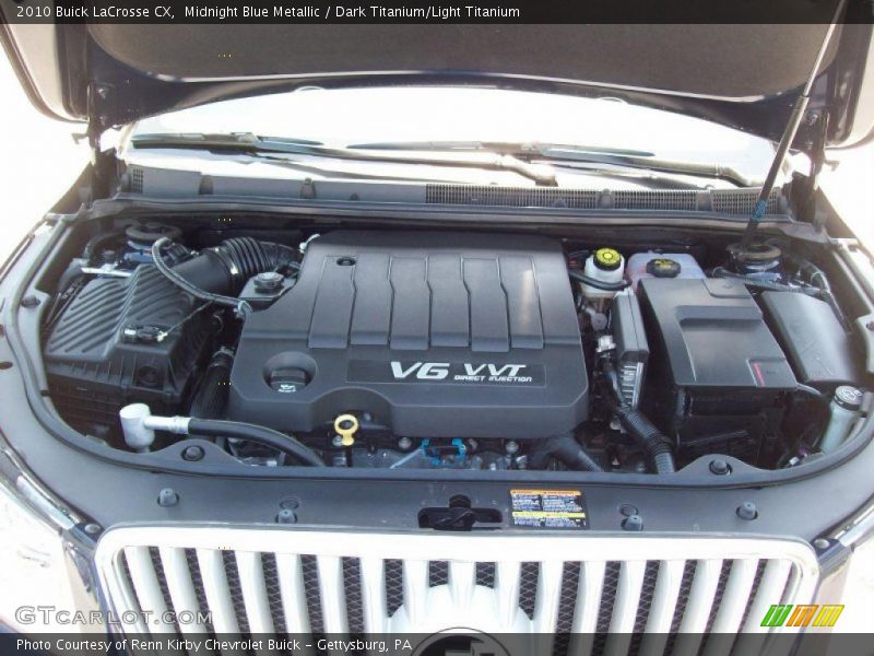 Midnight Blue Metallic / Dark Titanium/Light Titanium 2010 Buick LaCrosse CX