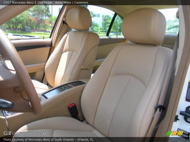 Arctic White / Cashmere 2007 Mercedes-Benz E 350 Sedan