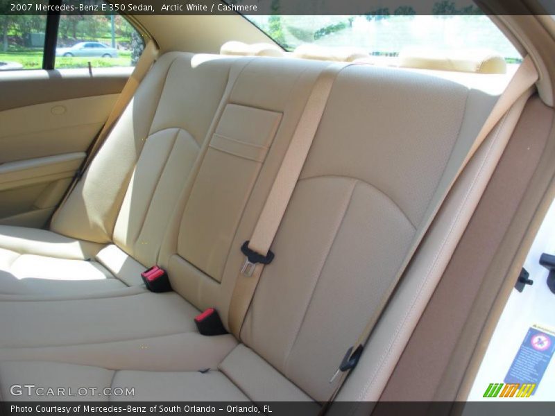 Arctic White / Cashmere 2007 Mercedes-Benz E 350 Sedan