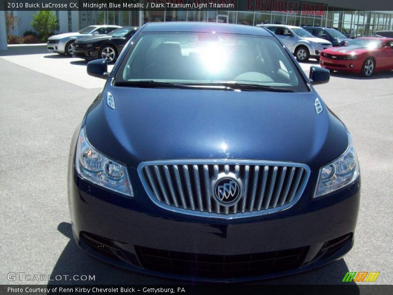 Midnight Blue Metallic / Dark Titanium/Light Titanium 2010 Buick LaCrosse CX
