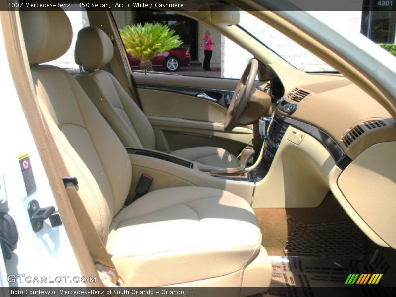 Arctic White / Cashmere 2007 Mercedes-Benz E 350 Sedan