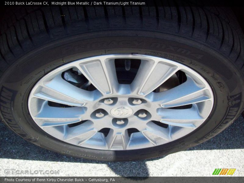 Midnight Blue Metallic / Dark Titanium/Light Titanium 2010 Buick LaCrosse CX