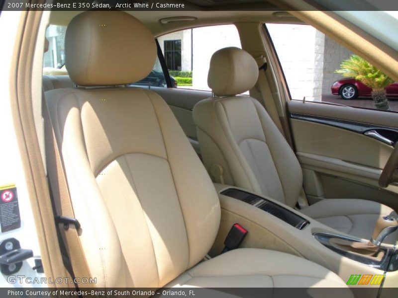 Arctic White / Cashmere 2007 Mercedes-Benz E 350 Sedan