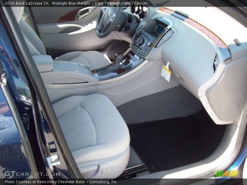 Midnight Blue Metallic / Dark Titanium/Light Titanium 2010 Buick LaCrosse CX