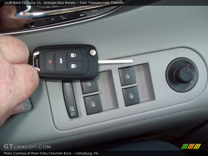 Midnight Blue Metallic / Dark Titanium/Light Titanium 2010 Buick LaCrosse CX