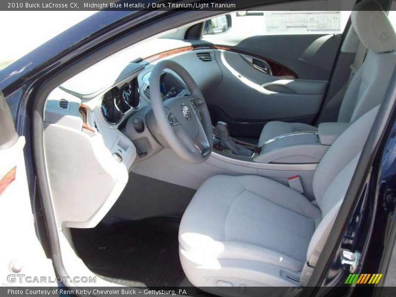 Midnight Blue Metallic / Dark Titanium/Light Titanium 2010 Buick LaCrosse CX