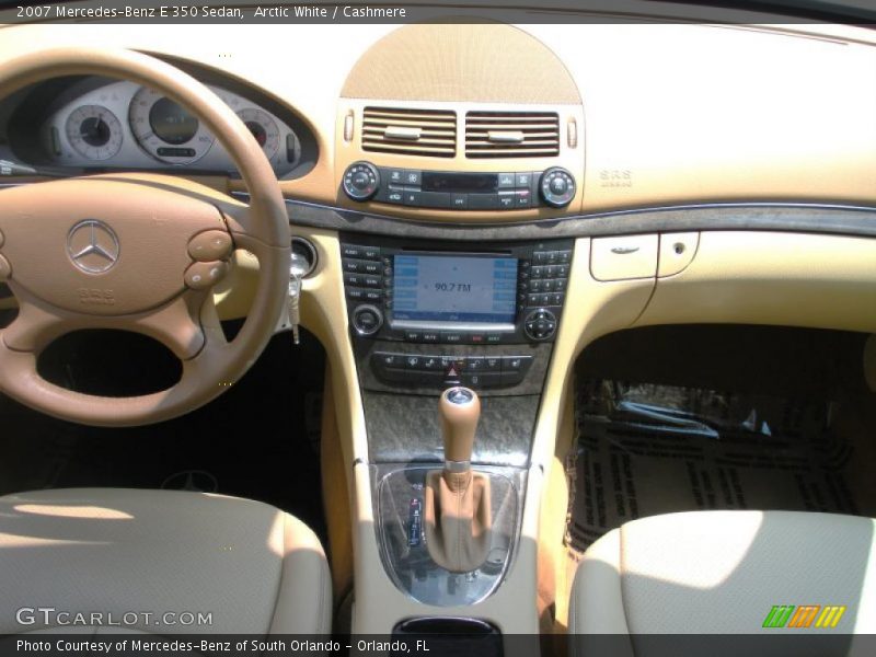 Arctic White / Cashmere 2007 Mercedes-Benz E 350 Sedan