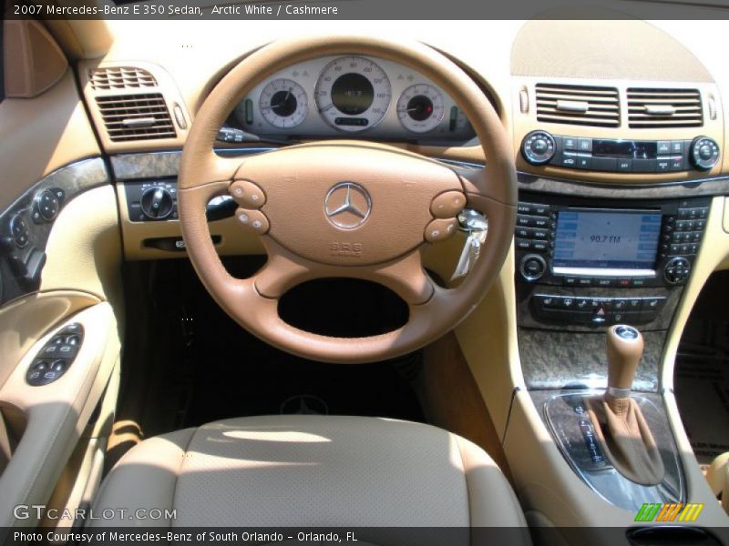 Arctic White / Cashmere 2007 Mercedes-Benz E 350 Sedan