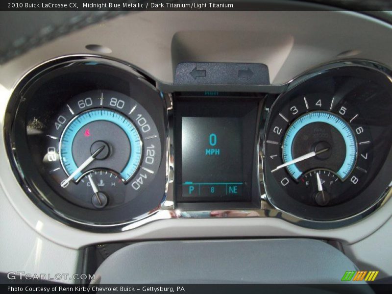 Midnight Blue Metallic / Dark Titanium/Light Titanium 2010 Buick LaCrosse CX