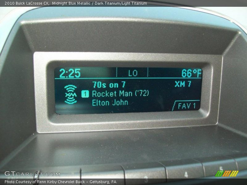 Midnight Blue Metallic / Dark Titanium/Light Titanium 2010 Buick LaCrosse CX