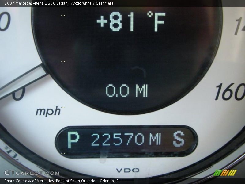 Arctic White / Cashmere 2007 Mercedes-Benz E 350 Sedan