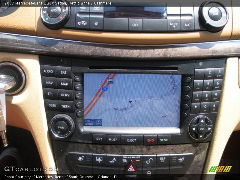 Arctic White / Cashmere 2007 Mercedes-Benz E 350 Sedan
