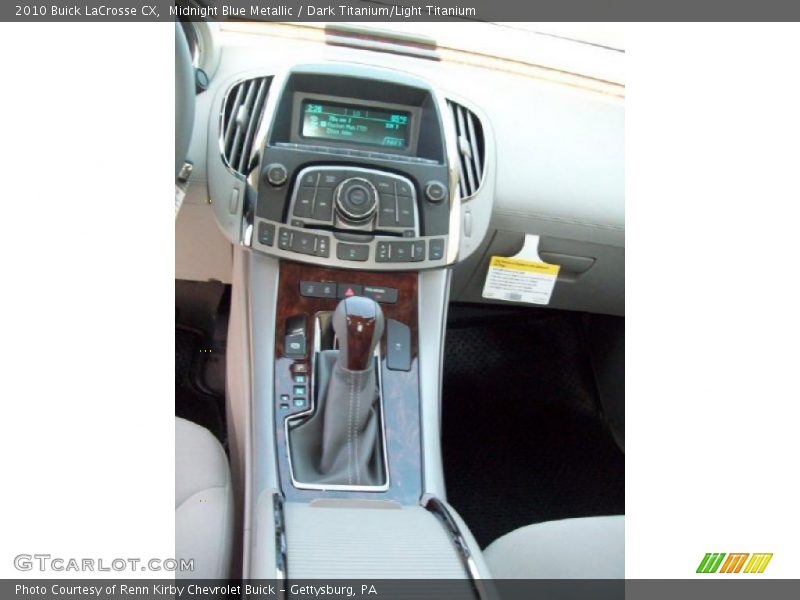 Midnight Blue Metallic / Dark Titanium/Light Titanium 2010 Buick LaCrosse CX