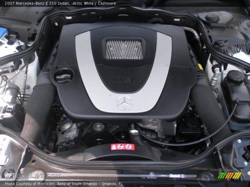 Arctic White / Cashmere 2007 Mercedes-Benz E 350 Sedan