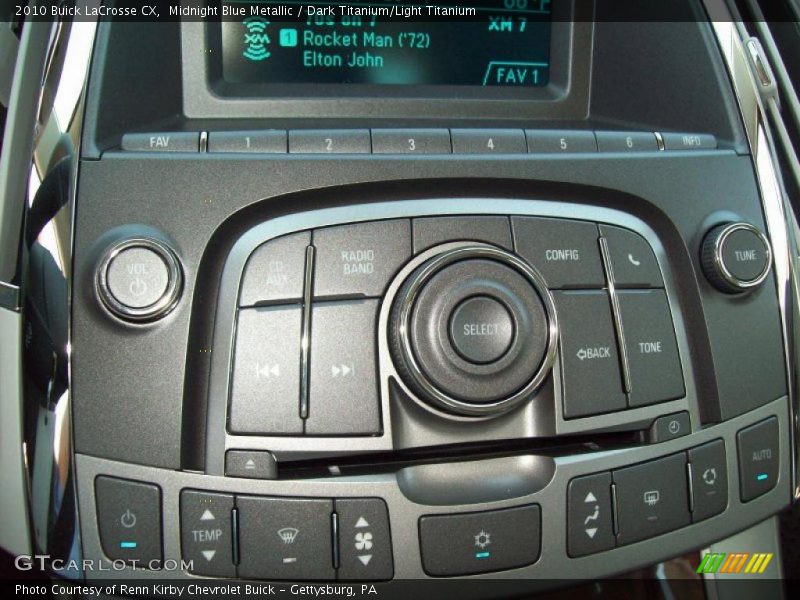 Midnight Blue Metallic / Dark Titanium/Light Titanium 2010 Buick LaCrosse CX