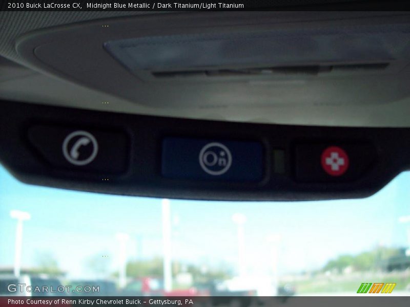 Midnight Blue Metallic / Dark Titanium/Light Titanium 2010 Buick LaCrosse CX