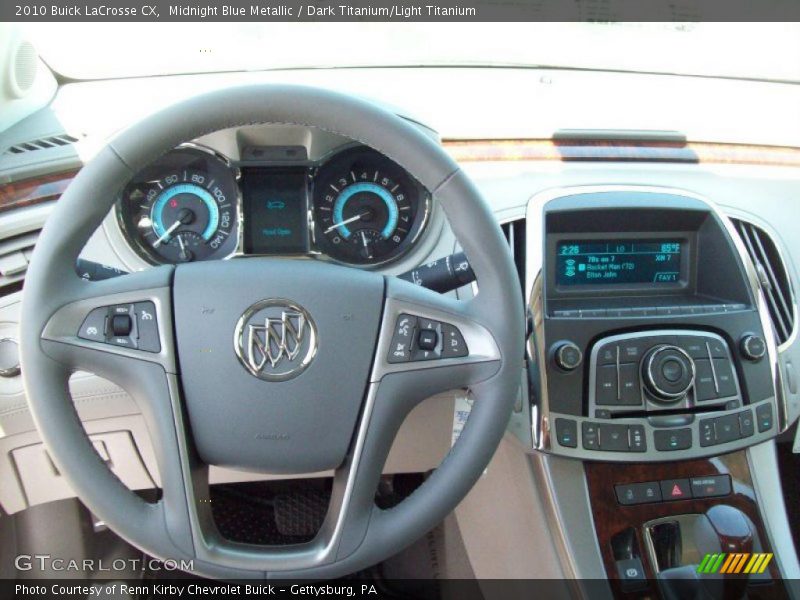 Midnight Blue Metallic / Dark Titanium/Light Titanium 2010 Buick LaCrosse CX