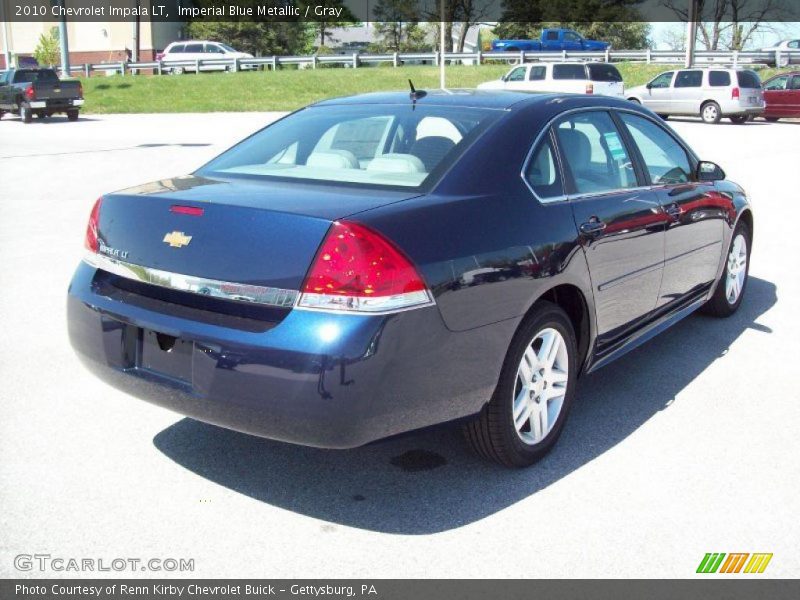 Imperial Blue Metallic / Gray 2010 Chevrolet Impala LT