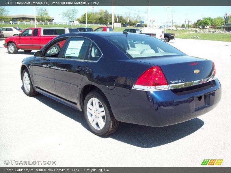 Imperial Blue Metallic / Gray 2010 Chevrolet Impala LT