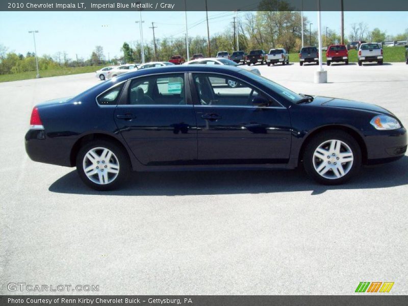 Imperial Blue Metallic / Gray 2010 Chevrolet Impala LT