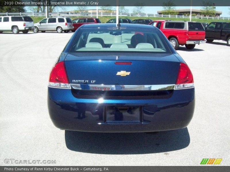 Imperial Blue Metallic / Gray 2010 Chevrolet Impala LT