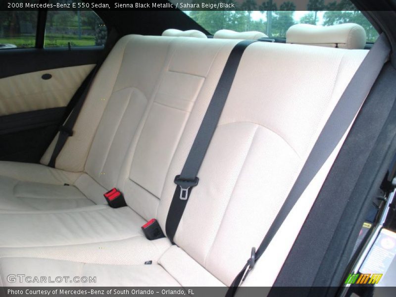 Sienna Black Metallic / Sahara Beige/Black 2008 Mercedes-Benz E 550 Sedan