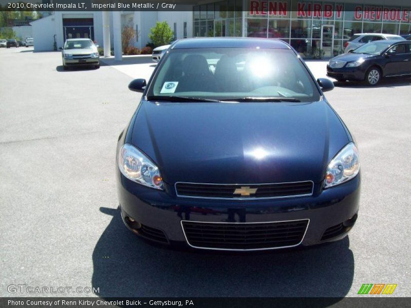 Imperial Blue Metallic / Gray 2010 Chevrolet Impala LT
