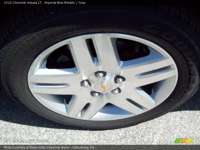 Imperial Blue Metallic / Gray 2010 Chevrolet Impala LT