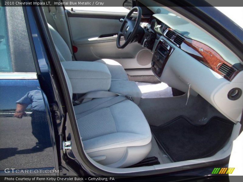 Imperial Blue Metallic / Gray 2010 Chevrolet Impala LT