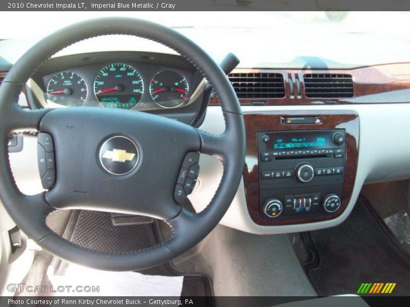 Imperial Blue Metallic / Gray 2010 Chevrolet Impala LT