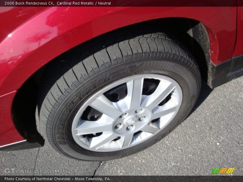 Cardinal Red Metallic / Neutral 2006 Buick Rendezvous CX