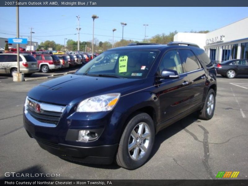 Midnight Blue / Tan 2007 Saturn Outlook XR AWD