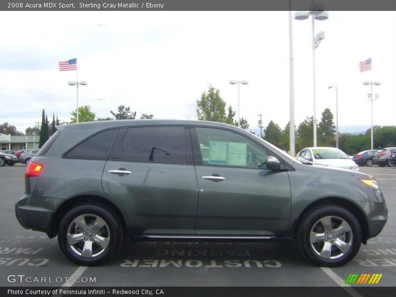 Sterling Gray Metallic / Ebony 2008 Acura MDX Sport