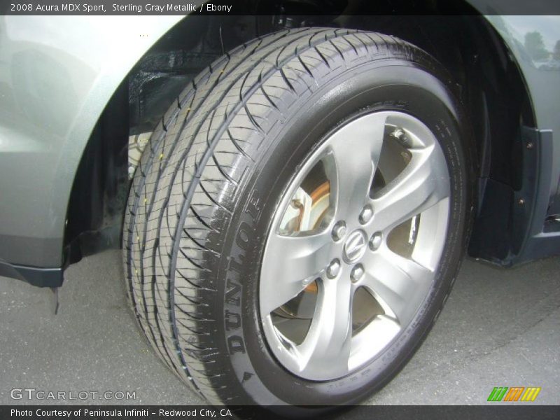 Sterling Gray Metallic / Ebony 2008 Acura MDX Sport