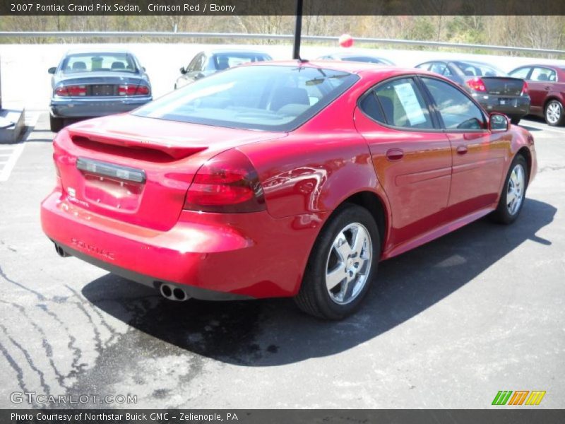 Crimson Red / Ebony 2007 Pontiac Grand Prix Sedan