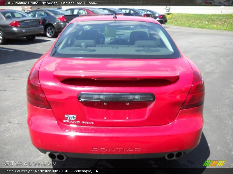 Crimson Red / Ebony 2007 Pontiac Grand Prix Sedan