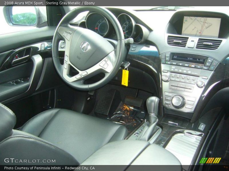 Sterling Gray Metallic / Ebony 2008 Acura MDX Sport